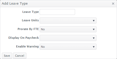 PY Add a Leave Type