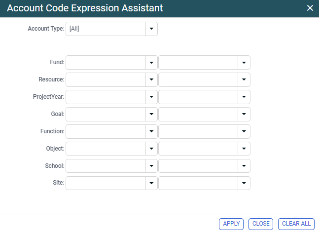 COA Create the Account Mapping