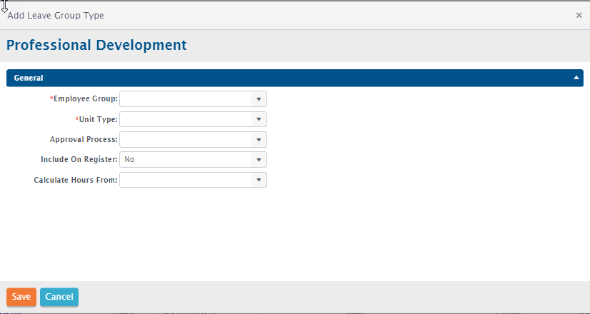 LV Add Group Leave Types to Leave Type